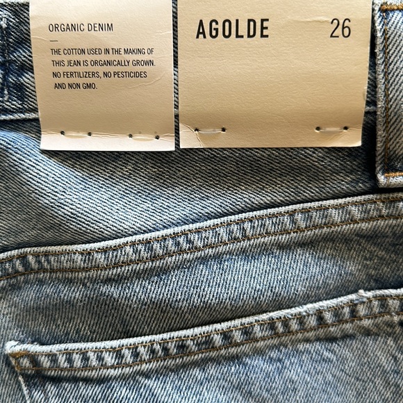 Agolde Pinch Waist Short in Oasis - Picture 6 of 7